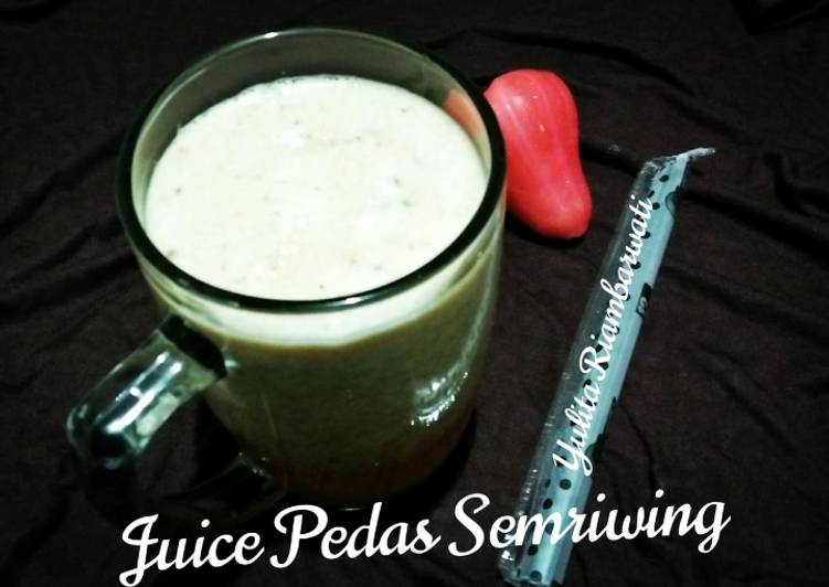 Resep 75. Juice Pedas Semriwing yang Lezat Sekali