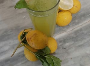 صورة لوصفة عصير الليمون بالنعناع