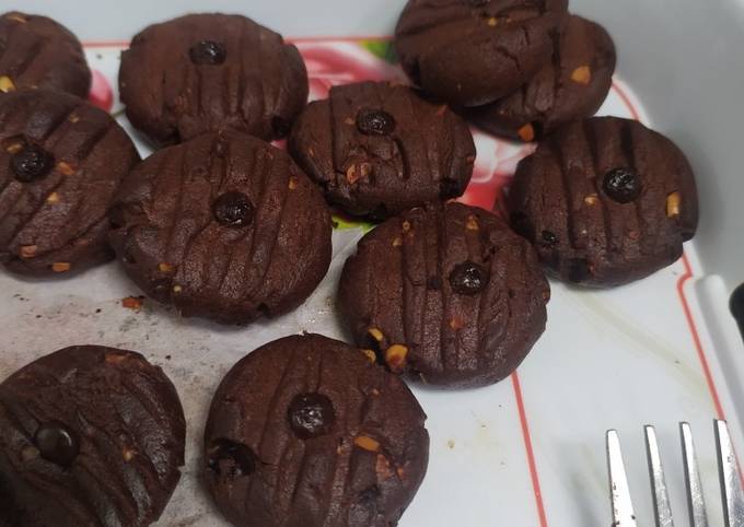 Resep Cookies Coklat Kacang, Enak Banget