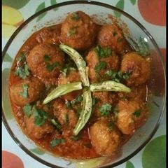 A picture of Chicken Kofta Curry😍😋.