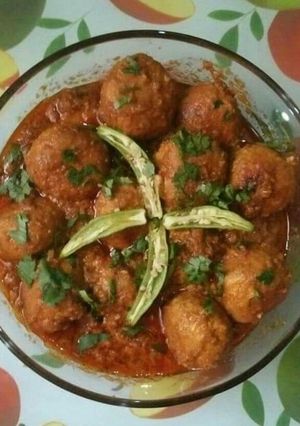 A picture of Chicken Kofta Curry😍😋.