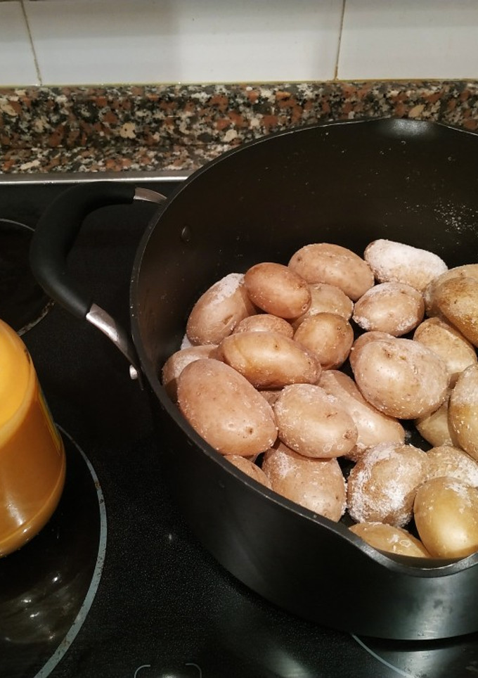 Una foto de Papas arrugás