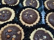 Gambar kulit pie coklat mini