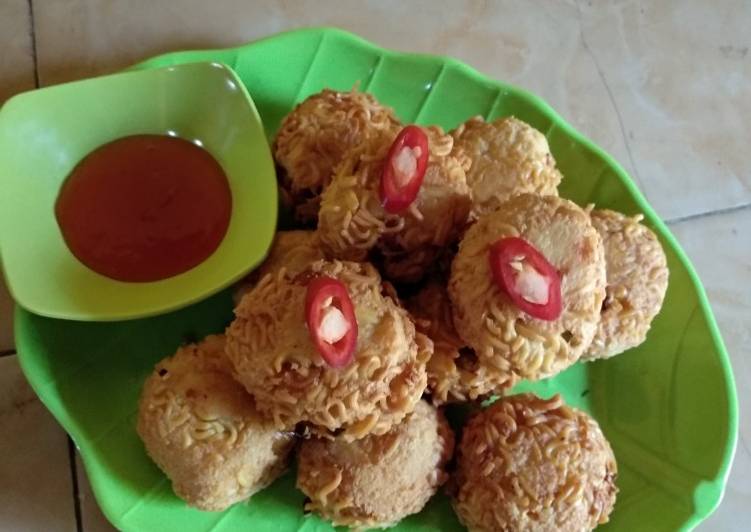 Resep Tahu Rambutan isi sosis dan telur puyuh Anti Gagal