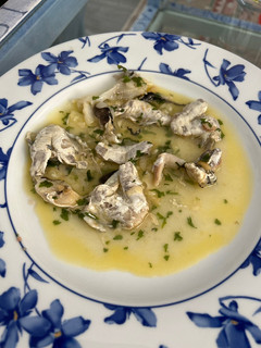 Una foto de Cocochas de merluza en salsa verde