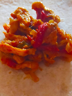 Una foto de Fajitas de pollo. 🌯