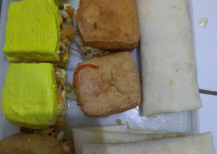 Gehu (toge tahu) Gorengan pedas A la Rizka