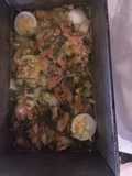 Salmon in gelatin