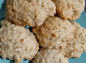 Una foto de Galletas de avena y plátano