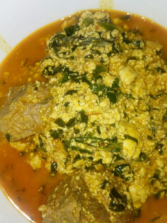 A picture of Egusi soup.