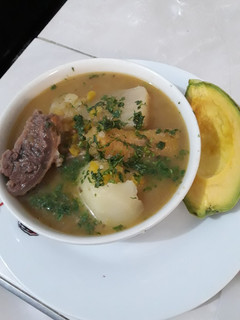 Una foto de Sancocho de costilla