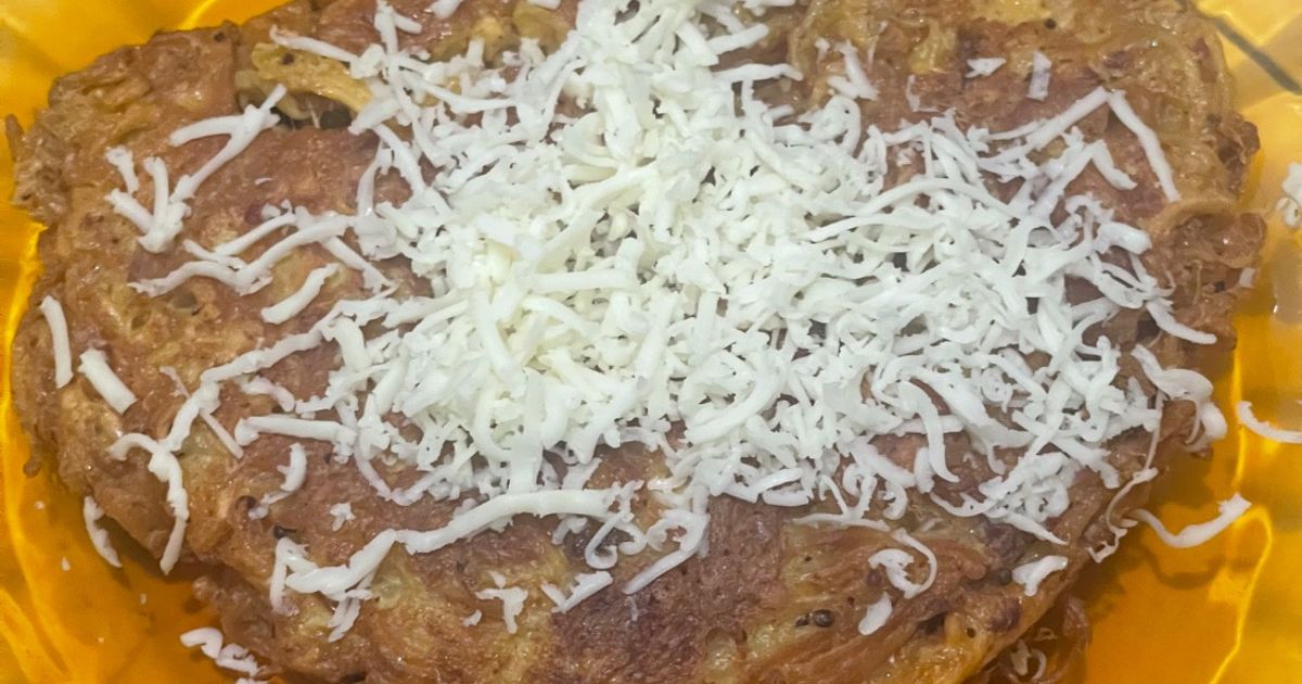 Pizza mie keju kornet