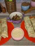 Chicken Shawarma with Saj Bread