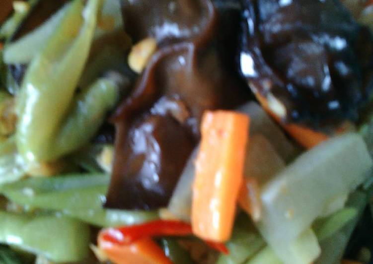 Langkah mengolah tumis sayur Lezat