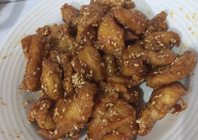 Resep Ayam Saus Wijen Crispy ? yang Enak