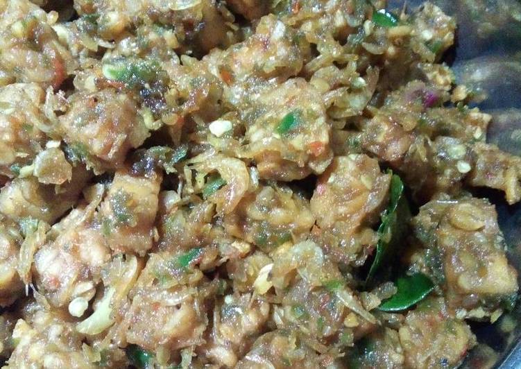 Tempe rebon cabe ijo