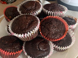Málnás after eight muffin