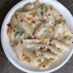 White sauce pasta A picture of White sauce pasta.