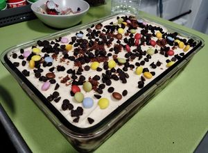 Foto principal de Tarta de Baileys cuadrada en Thermomix de la Juani de Ana Sevilla