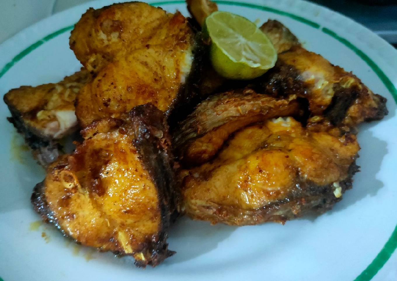 Rohu fish fry