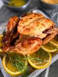 Frango Assado com Laranja e Alecrim