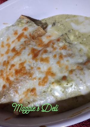 Una foto de Enchiladas verdes rápidas