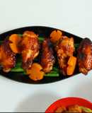 CÁNH GÀ SỐT TERIYAKI (NỒI CHIÊN KHÔNG DẦU)