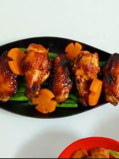 Hình của món CÁNH GÀ SỐT TERIYAKI (NỒI CHIÊN KHÔNG DẦU).