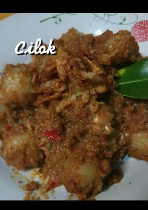 Foto resep 62. Cilok sambel kacang