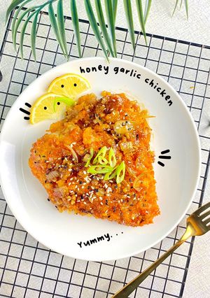Foto resep Honey garlic chicken