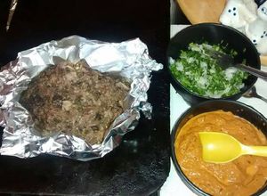 Una foto de Barbacoa de lengua