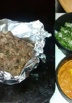 A picture of Beef Tongue Barbacoa.