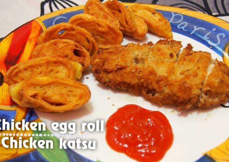 Chicken egg roll ala hokben
