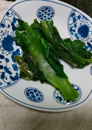 川燙芥菜 的食譜成品照片