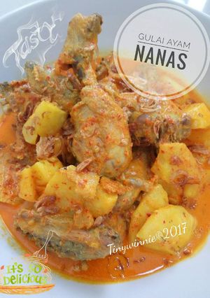 Foto resep Ayam Gulai Nanas