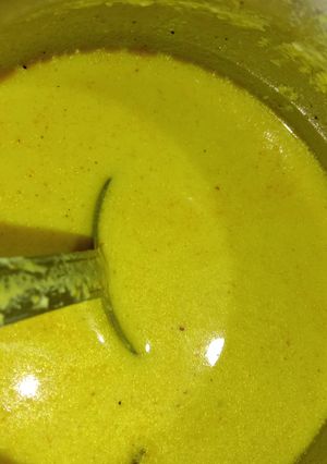 A picture of Dahi Sabzi.
