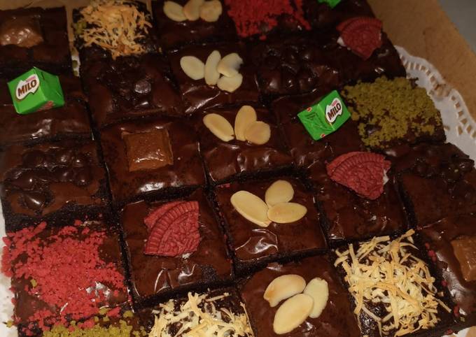 Fudgy Brownies sekat