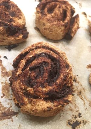 Diétás kakaós csiga 🐌 recept fotója