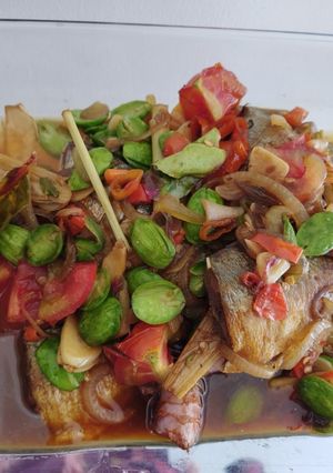 Foto resep Ikan Peda Tumis Pete