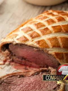 Una foto de Filete de res a la Wellington