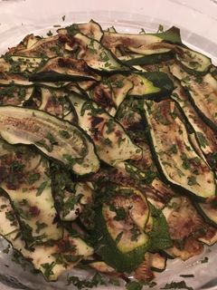 Una foto de Calabacín a la plancha