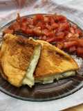 🍳🥚🧀 Omelette Soufflé - Omelette Nube relleno de queso azul 🧀🥚🍳