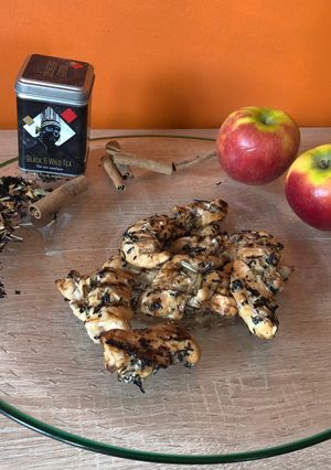 Une photo de Poulet mariné au thé noir sauvage