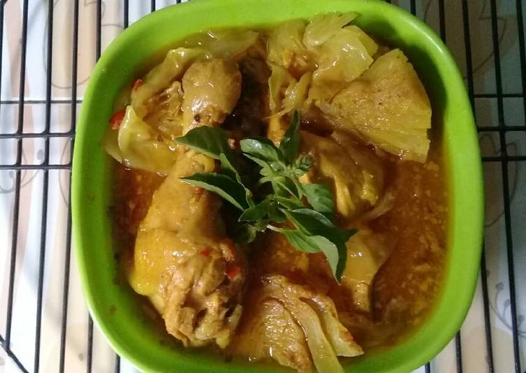 Ayam bumbu kunyit (masak oven)