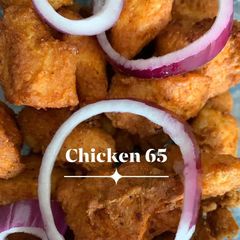 A picture of Chicken 65.