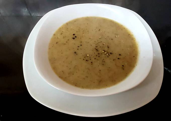 Easiest Way to Prepare Super Quick Homemade My Leek & Potato Soup With Mushroom 🥰