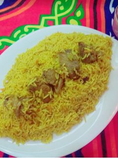 صورة لوصفة الكبسه السعودي