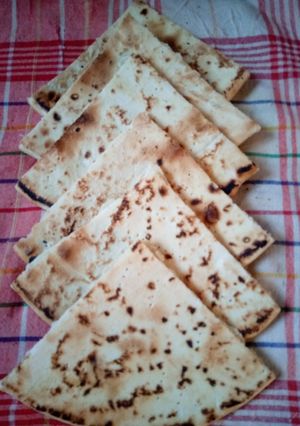 صورة لوصفة كسرة فطير