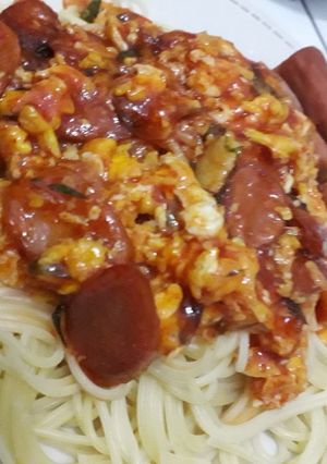 Foto resep Spageti egg sauce#alaemakrisma