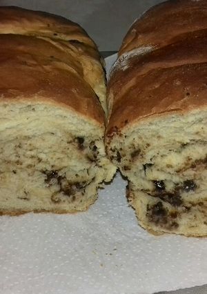 Una foto de Pan de molde de chocolate y naranja 🍫🍊